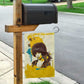 Angela Davis Garden Flag Bold Pop Art Style Freedom Is a Constant Struggle Quote Civil Rights Activist - African Pride