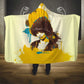 Angela Davis Hooded Blanket Bold Pop Art Style Freedom Is a Constant Struggle Quote Civil Rights Activist - African Pride