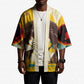 Angela Davis Kimono Bold Pop Art Style Freedom Is a Constant Struggle Quote Civil Rights Activist - African Pride