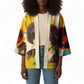 Angela Davis Kimono Bold Pop Art Style Freedom Is a Constant Struggle Quote Civil Rights Activist - African Pride