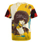 Angela Davis Rugby Jersey Bold Pop Art Style Freedom Is a Constant Struggle Quote Civil Rights Activist TS04
