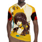 Angela Davis Rugby Jersey Bold Pop Art Style Freedom Is a Constant Struggle Quote Civil Rights Activist TS04