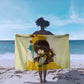 Angela Davis Sarong Bold Pop Art Style Freedom Is a Constant Struggle Quote Civil Rights Activist - African Pride