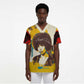 Angela Davis Scrub Top Bold Pop Art Style Freedom Is a Constant Struggle Quote Civil Rights Activist - African Pride