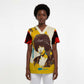 Angela Davis Scrub Top Bold Pop Art Style Freedom Is a Constant Struggle Quote Civil Rights Activist - African Pride