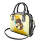 Angela Davis Shoulder Handbag Bold Pop Art Style Freedom Is a Constant Struggle Quote Civil Rights Activist - African Pride
