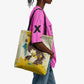 Angela Davis Tote Bag Bold Pop Art Style Freedom Is a Constant Struggle Quote Civil Rights Activist - African Pride