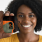 Angela Davis AirPods Case Retro Graphic Design I Am Changing the Things I Cannot Accept Quote Civil Rights Empowerment Tribute - African Pride