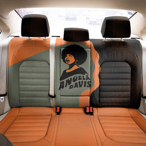 Angela Davis Back Car Seat Cover Retro Graphic Design I Am Changing the Things I Cannot Accept Quote Civil Rights Empowerment Tribute - African Pride