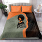 Angela Davis Bedding Set Retro Graphic Design I Am Changing the Things I Cannot Accept Quote Civil Rights Empowerment Tribute - African Pride