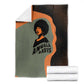 Angela Davis Blanket Retro Graphic Design I Am Changing the Things I Cannot Accept Quote Civil Rights Empowerment Tribute - African Pride