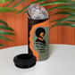 Angela Davis 4 in 1 Can Cooler Tumbler Retro Graphic Design I Am Changing the Things I Cannot Accept Quote Civil Rights Empowerment Tribute - African Pride