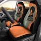 Angela Davis Car Seat Cover Retro Graphic Design I Am Changing the Things I Cannot Accept Quote Civil Rights Empowerment Tribute - African Pride