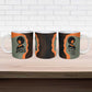 Angela Davis Ceramic Mug Retro Graphic Design I Am Changing the Things I Cannot Accept Quote Civil Rights Empowerment Tribute - African Pride