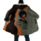 Angela Davis Cloak Retro Graphic Design I Am Changing the Things I Cannot Accept Quote Civil Rights Empowerment Tribute - African Pride