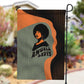 Angela Davis Garden Flag Retro Graphic Design I Am Changing the Things I Cannot Accept Quote Civil Rights Empowerment Tribute - African Pride