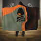 Angela Davis Hooded Blanket Retro Graphic Design I Am Changing the Things I Cannot Accept Quote Civil Rights Empowerment Tribute - African Pride