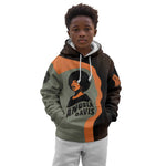 Angela Davis Kid Hoodie Retro Graphic Design I Am Changing the Things I Cannot Accept Quote Civil Rights Empowerment Tribute - African Pride