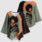 Angela Davis Kimono Sleeve Blouse Retro Graphic Design I Am Changing the Things I Cannot Accept Quote Civil Rights Empowerment Tribute - African Pride