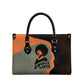 Angela Davis Leather Bag Retro Graphic Design I Am Changing the Things I Cannot Accept Quote Civil Rights Empowerment Tribute - African Pride