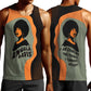 Angela Davis Men Tank Top Retro Graphic Design I Am Changing the Things I Cannot Accept Quote Civil Rights Empowerment Tribute - African Pride