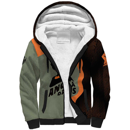 Angela Davis Sherpa Hoodie Retro Graphic Design I Am Changing the Things I Cannot Accept Quote Civil Rights Empowerment Tribute - African Pride