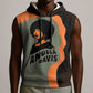 Angela Davis Sleeveless Hoodie Retro Graphic Design I Am Changing the Things I Cannot Accept Quote Civil Rights Empowerment Tribute - African Pride