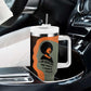 Angela Davis Tumbler With Handle Retro Graphic Design I Am Changing the Things I Cannot Accept Quote Civil Rights Empowerment Tribute - African Pride