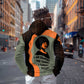 Angela Davis Zip Hoodie Retro Graphic Design I Am Changing the Things I Cannot Accept Quote Civil Rights Empowerment Tribute - African Pride