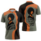 Angela Davis Zipper Polo Shirt Retro Graphic Design I Am Changing the Things I Cannot Accept Quote Civil Rights Empowerment Tribute - African Pride