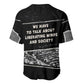 Angela Davis Baseball Jersey Protest Design Liberating Minds and Society Quote Civil Rights Movement TS04