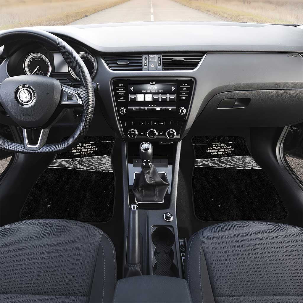Angela Davis Car Mats Protest Design Liberating Minds and Society Quote Civil Rights Movement - African Pride