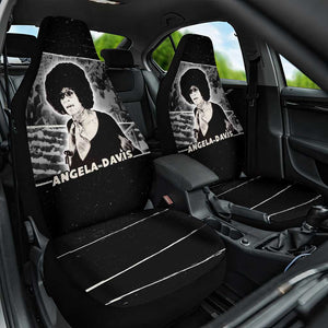 Angela Davis Car Seat Cover Protest Design Liberating Minds and Society Quote Civil Rights Movement - African Pride