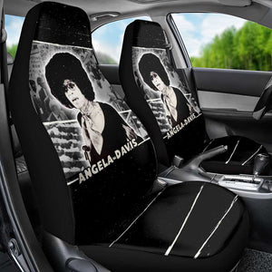 Angela Davis Car Seat Cover Protest Design Liberating Minds and Society Quote Civil Rights Movement - African Pride