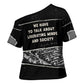 Angela Davis Cross Shoulder Shirt Protest Design Liberating Minds and Society Quote Civil Rights Movement - African Pride