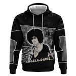 Angela Davis Hoodie Protest Design Liberating Minds and Society Quote Civil Rights Movement - African Pride