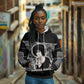 Angela Davis Hoodie Protest Design Liberating Minds and Society Quote Civil Rights Movement - African Pride