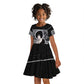 Angela Davis Kid Short Sleeve Dress Protest Design Liberating Minds and Society Quote Civil Rights Movement TS04