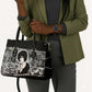 Angela Davis Leather Bag Protest Design Liberating Minds and Society Quote Civil Rights Movement - African Pride