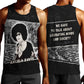 Angela Davis Men Tank Top Protest Design Liberating Minds and Society Quote Civil Rights Movement - African Pride