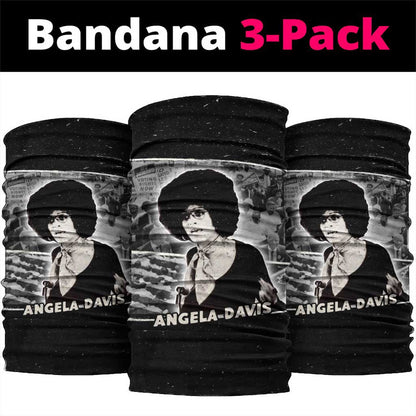 Angela Davis Neck Gaiter Protest Design Liberating Minds and Society Quote Civil Rights Movement - African Pride