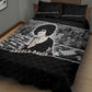 Angela Davis Quilt Bed Set Protest Design Liberating Minds and Society Quote Civil Rights Movement - African Pride