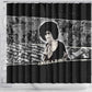 Angela Davis Shower Curtain Protest Design Liberating Minds and Society Quote Civil Rights Movement - African Pride