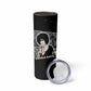 Angela Davis Skinny Tumbler Protest Design Liberating Minds and Society Quote Civil Rights Movement - African Pride