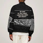 Angela Davis Sleeve Zip Bomber Jacket Protest Design Liberating Minds and Society Quote Civil Rights Movement - African Pride