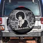 Angela Davis Spare Tire Cover Protest Design Liberating Minds and Society Quote Civil Rights Movement - African Pride