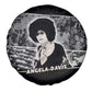 Angela Davis Spare Tire Cover Protest Design Liberating Minds and Society Quote Civil Rights Movement - African Pride