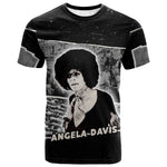Angela Davis T shirt Protest Design Liberating Minds and Society Quote Civil Rights Movement TS04