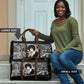 Angela Davis Travel Bag Protest Design Liberating Minds and Society Quote Civil Rights Movement - African Pride