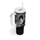 Angela Davis Tumbler With Handle Protest Design Liberating Minds and Society Quote Civil Rights Movement - African Pride